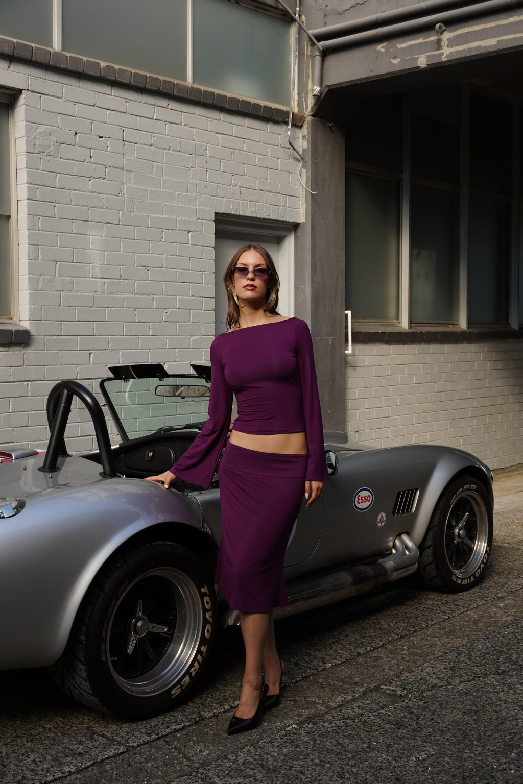 Celeste top in Plum