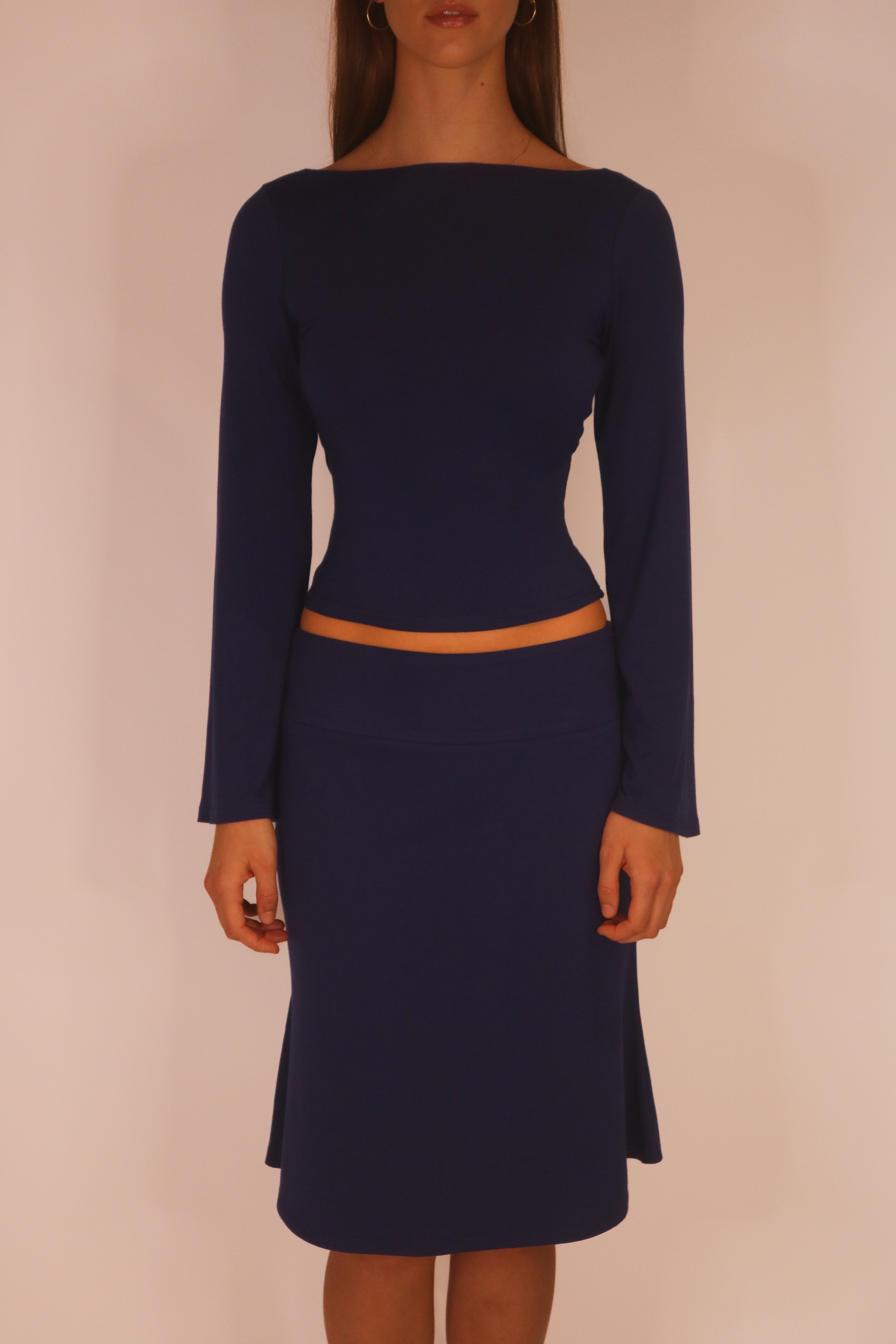 Celeste top in navy