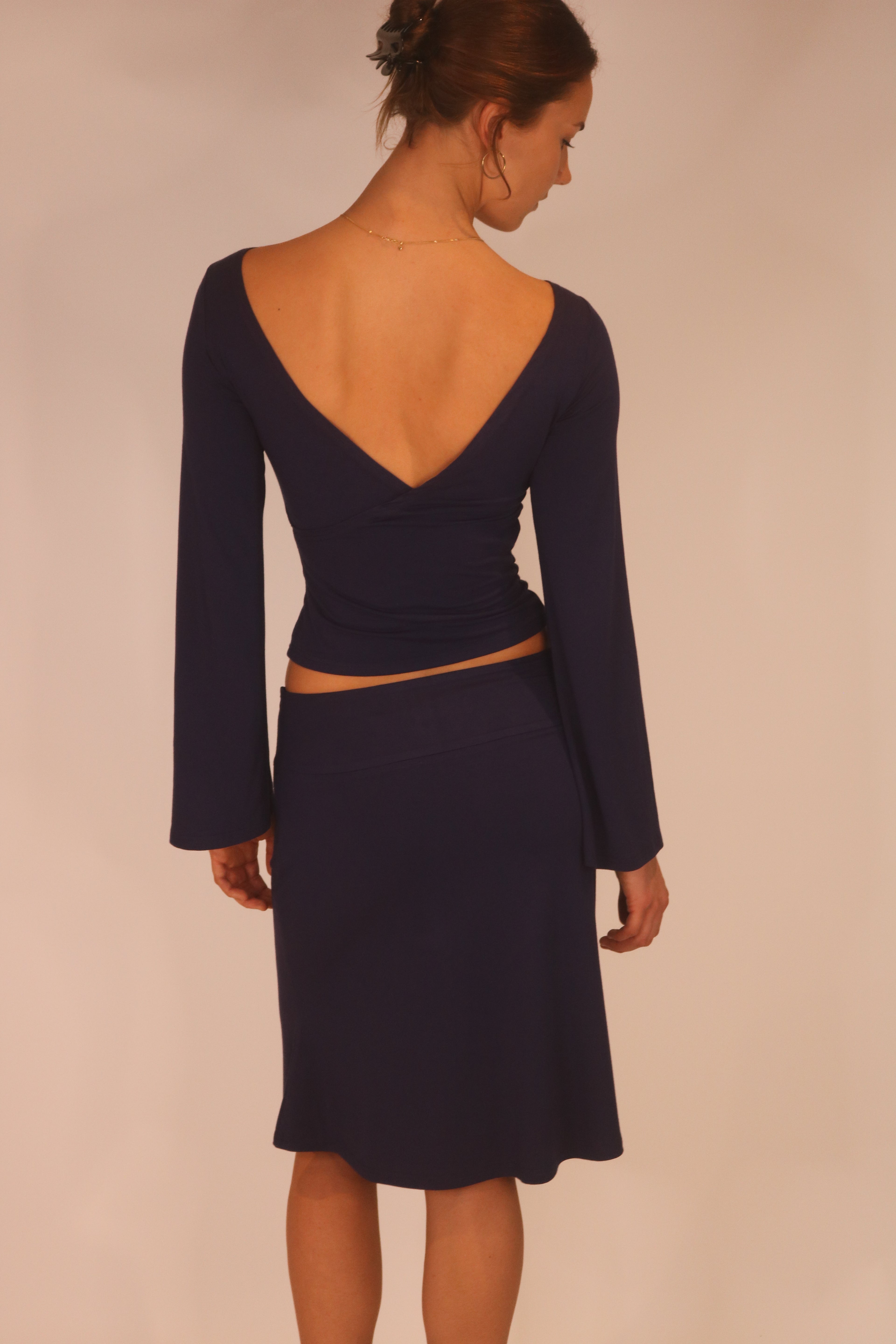Celeste top in navy