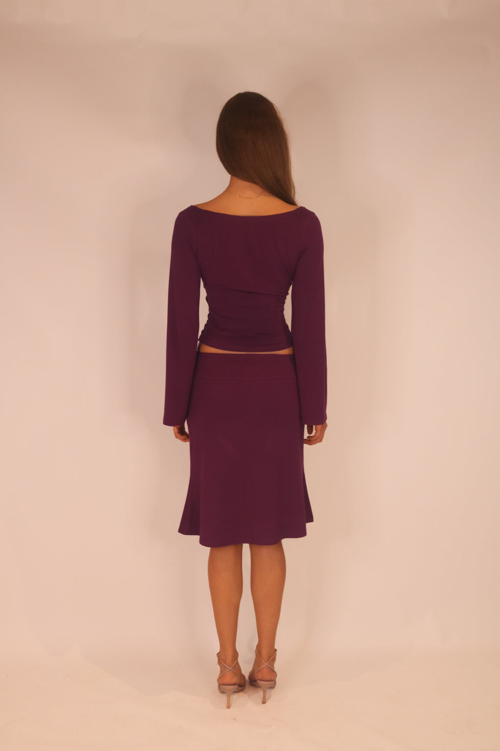 Estelle Skirt in Plum