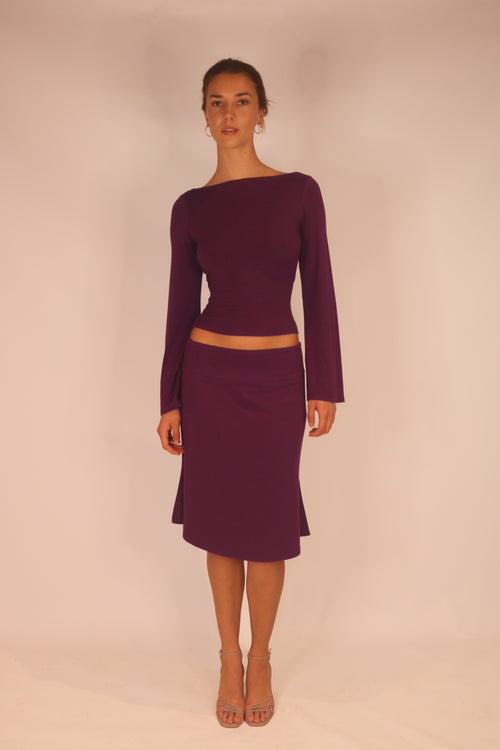 Celeste top in Plum