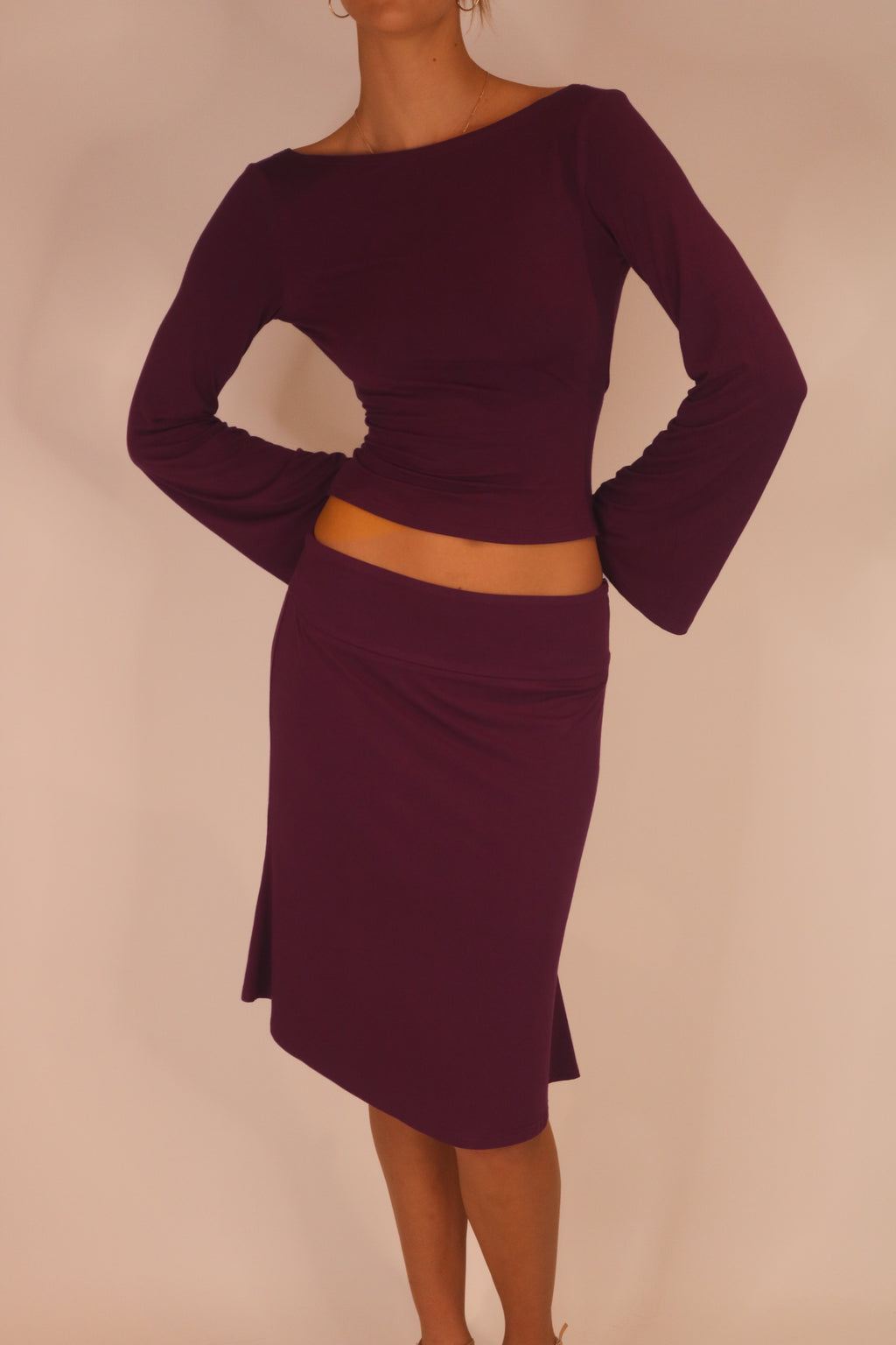 Estelle Skirt in Plum