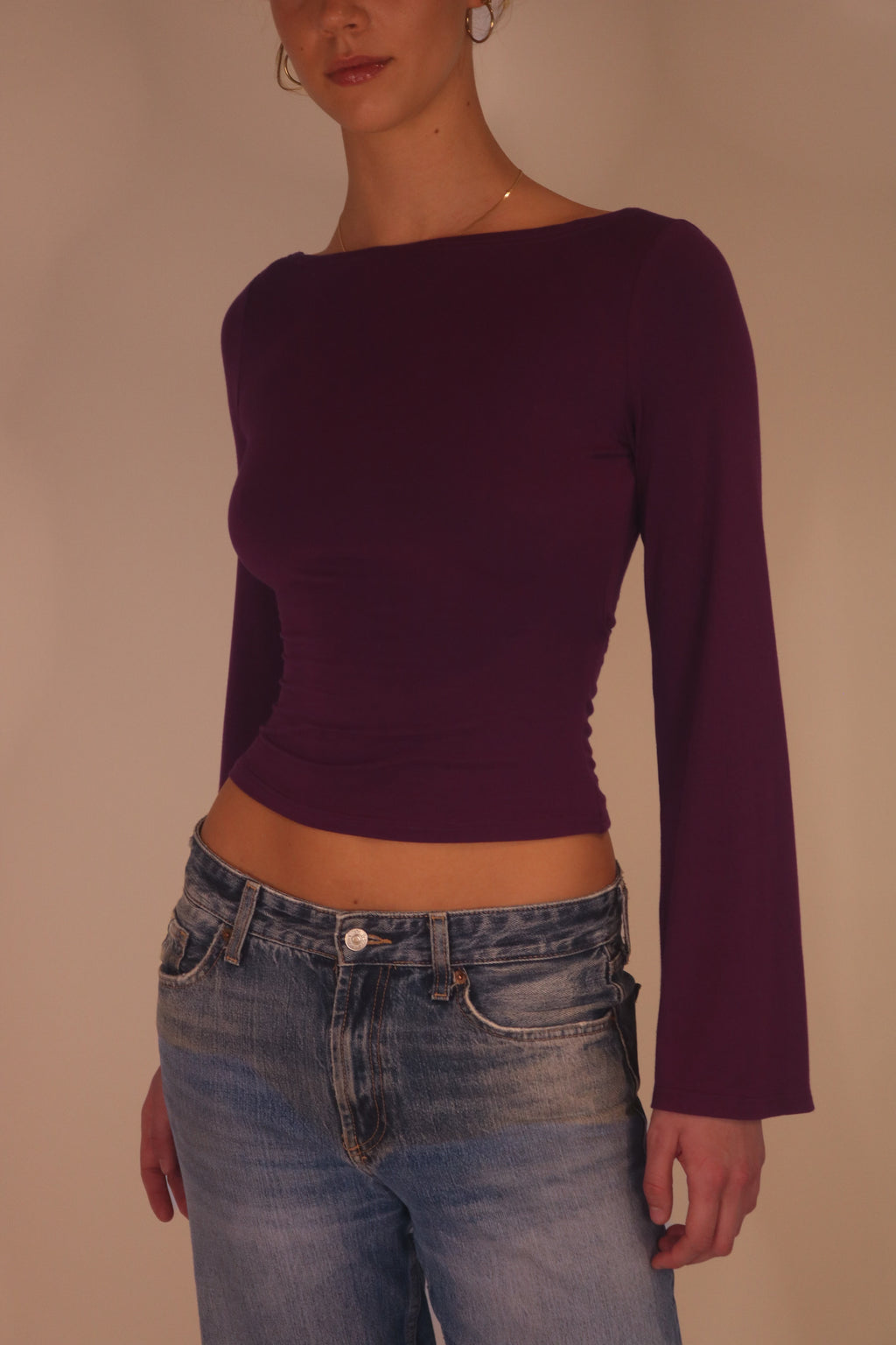 Celeste top in Plum