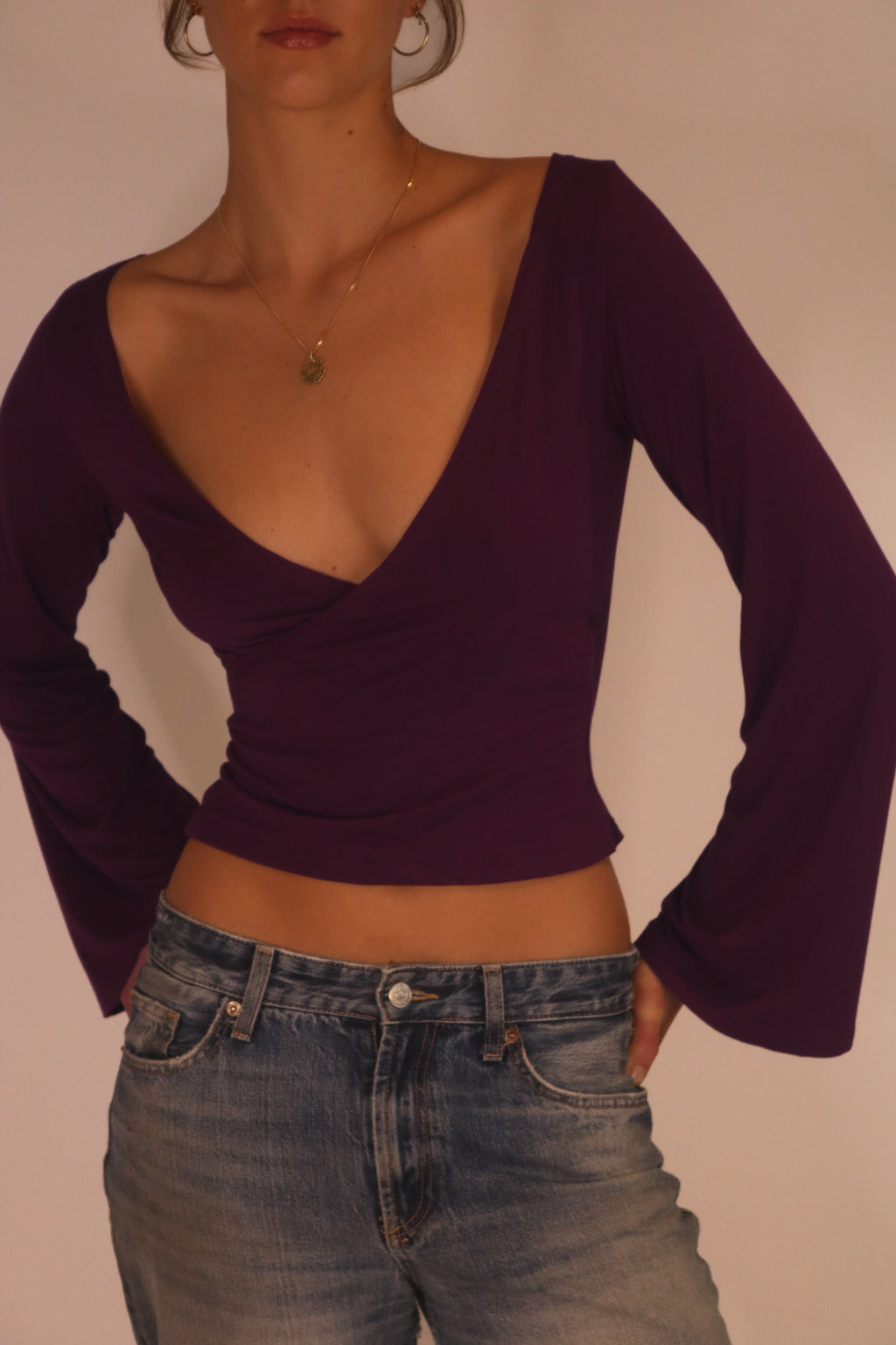 Celeste top in Plum