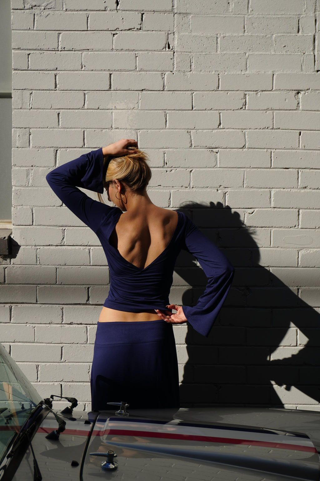 Celeste top in navy